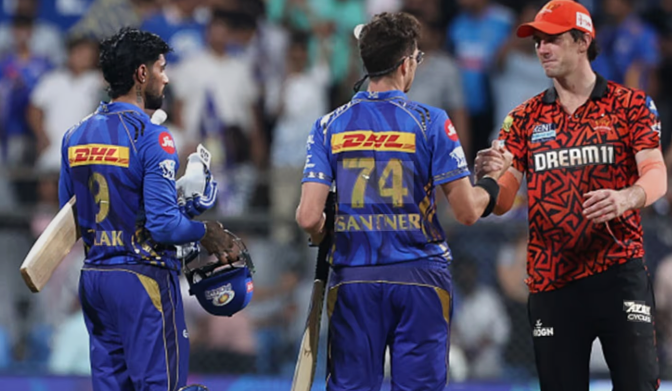 Mumbai Indians Vs Sunrisers Hyderabad Timeline