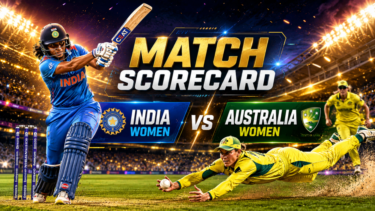 India Women Vs Australia Women's National Cricket Team Match Scorecard