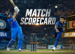 India National Cricket Team Vs Sri Lanka National Cricket Team Match Scorecard