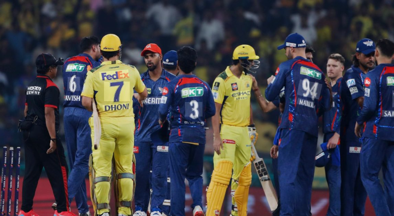 Chennai Super Kings Vs Lucknow Super Giants Timeline