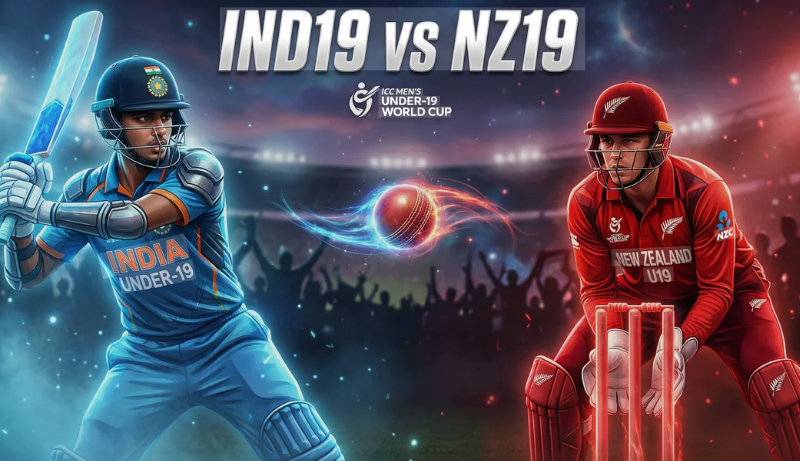 India National Under-19 Cricket Team Vs New Zealand National Under-19 Cricket Team Stats